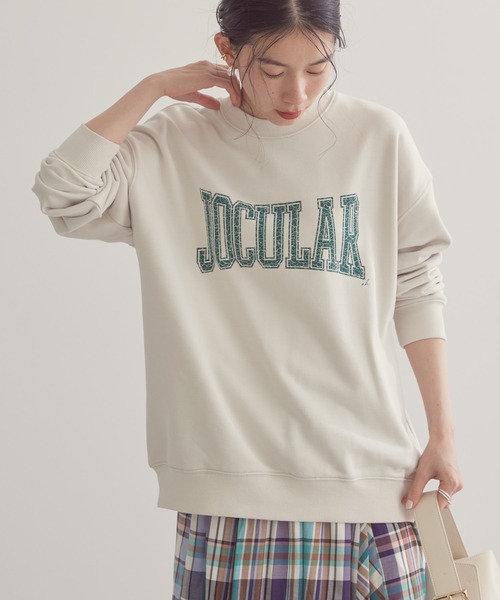 AMERICAN HOLIC（アメリカンホリック）の「アソートロゴスウェット（スウェット・レディース・アイボリー/グレー系その他/ライトイエロー/ピンク/ネイビー/ミント・L/M）」の2枚目の写真