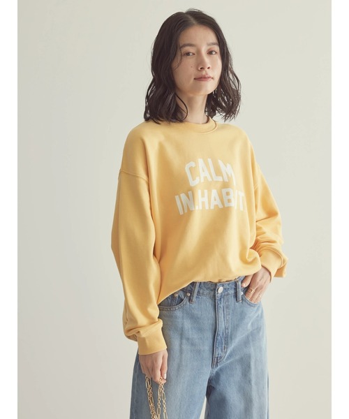 AMERICAN HOLIC（アメリカンホリック）の「アソートロゴスウェット（スウェット・レディース・アイボリー/グレー系その他/ライトイエロー/ピンク/ネイビー/ミント・L/M）」の7枚目の写真