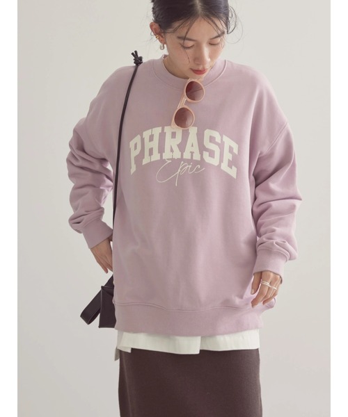 AMERICAN HOLIC（アメリカンホリック）の「アソートロゴスウェット（スウェット・レディース・アイボリー/グレー系その他/ライトイエロー/ピンク/ネイビー/ミント・L/M）」の10枚目の写真