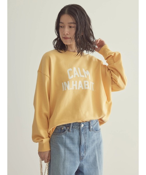 AMERICAN HOLIC（アメリカンホリック）の「アソートロゴスウェット（スウェット・レディース・アイボリー/グレー系その他/ライトイエロー/ピンク/ネイビー/ミント・L/M）」の14枚目の写真