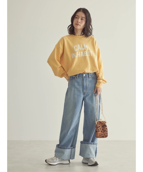 AMERICAN HOLIC（アメリカンホリック）の「アソートロゴスウェット（スウェット・レディース・アイボリー/グレー系その他/ライトイエロー/ピンク/ネイビー/ミント・L/M）」の18枚目の写真