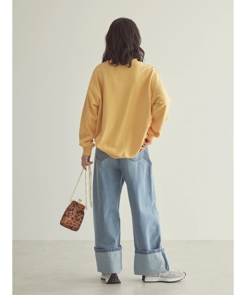 AMERICAN HOLIC（アメリカンホリック）の「アソートロゴスウェット（スウェット・レディース・アイボリー/グレー系その他/ライトイエロー/ピンク/ネイビー/ミント・L/M）」の20枚目の写真