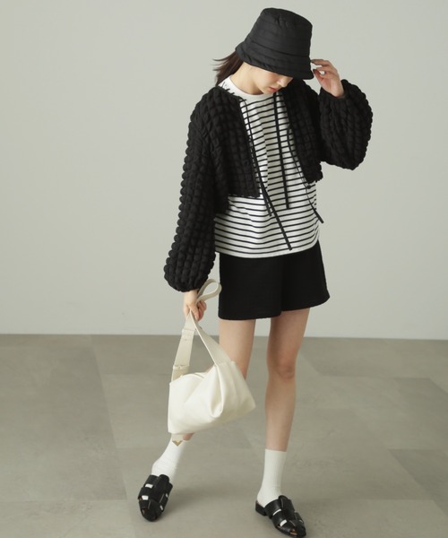 FREE'S MART（フリーズマート）の「◆リンガーボーダーロンT（Tシャツ/カットソー・レディース・ブラック系その他/パープル系その他・FREE）」の9枚目の写真