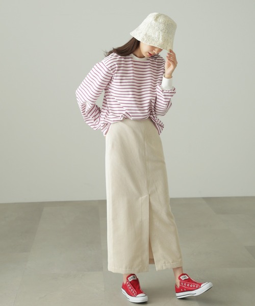 FREE'S MART（フリーズマート）の「◆リンガーボーダーロンT（Tシャツ/カットソー・レディース・ブラック系その他/パープル系その他・FREE）」の17枚目の写真