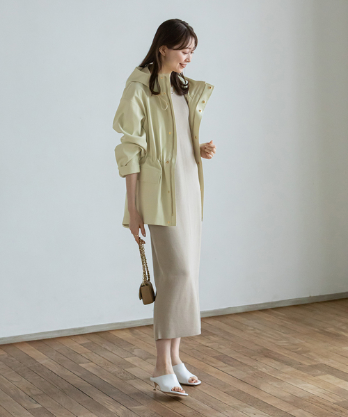 Noble（ノーブル）の「《追加》ウインドプルーフマウンテンパーカー（マウンテンパーカー・レディース・ライトグリーン/ベージュ/ネイビー・36/38）」の18枚目の写真