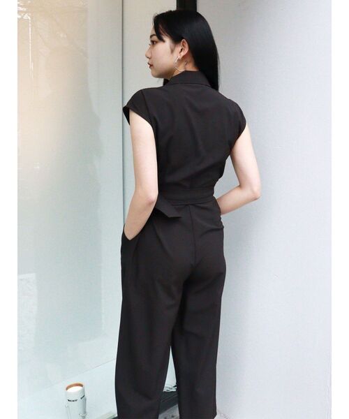 MURUA（ムルーア）の「ライダースジャンプスーツ（つなぎ/オールインワン・レディース・ブラック/カーキ・1/2）」の11枚目の写真