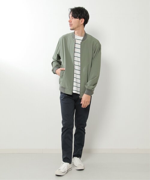 ikka(イッカ)の「【撥水】Teflon(R)ストレッチブルゾン(ブルゾン・メンズ・ネイビー/オリーブ/グレー・S/XL/M/L)」の20枚目の写真