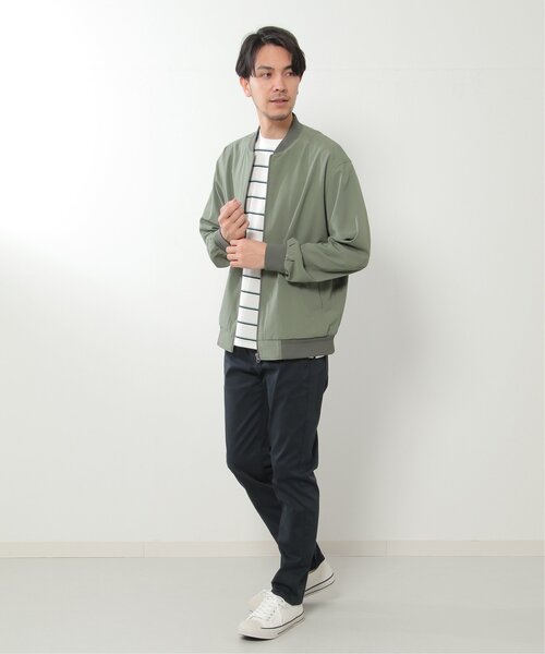 ikka(イッカ)の「【撥水】Teflon(R)ストレッチブルゾン(ブルゾン・メンズ・ネイビー/オリーブ/グレー・S/XL/M/L)」の21枚目の写真