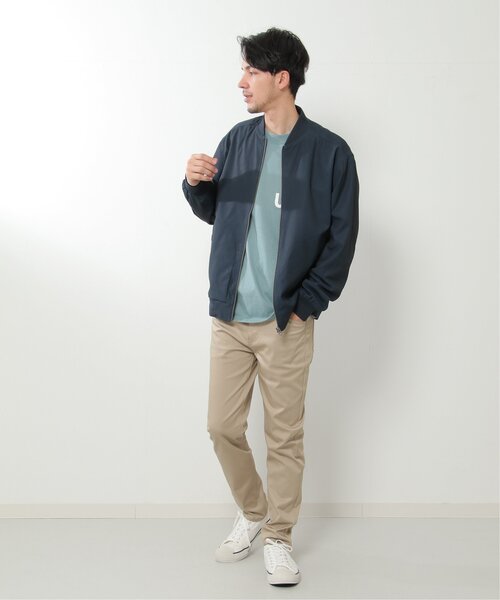 ikka(イッカ)の「【撥水】Teflon(R)ストレッチブルゾン(ブルゾン・メンズ・ネイビー/オリーブ/グレー・S/XL/M/L)」の22枚目の写真