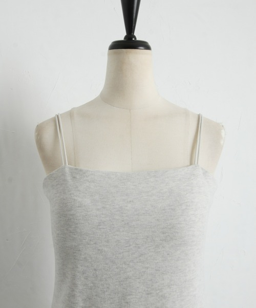 &. NOSTALGIA(アンドドットノスタルジア)の「【ZOZO限定】カップ付きキャミワンピース(ワンピース・レディース・杢グレー/ブルー/ブラック/ブラウン/オレンジ/グリーン/チャコールグレー・M)」の13枚目の写真