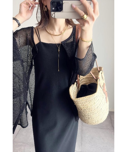 &. NOSTALGIA(アンドドットノスタルジア)の「【ZOZO限定】カップ付きキャミワンピース(ワンピース・レディース・杢グレー/ブルー/ブラック/ブラウン/オレンジ/グリーン/チャコールグレー・M)」の21枚目の写真