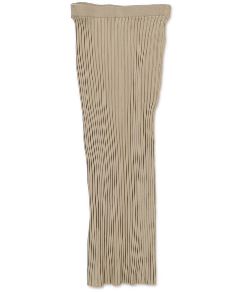 Lull（ルル）の「【Lull / ルル】セッアップ可/ニットリブタイトスカート（スカート・レディース・ベージュ/ブラック・ONESIZE）」の16枚目の写真