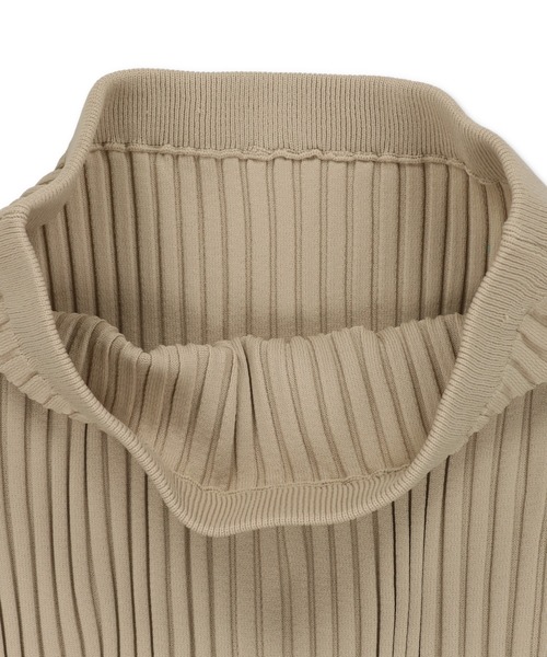 Lull（ルル）の「【Lull / ルル】セッアップ可/ニットリブタイトスカート（スカート・レディース・ベージュ/ブラック・ONESIZE）」の18枚目の写真