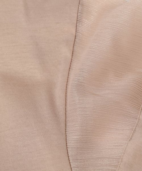 mysty woman（ミスティウーマン）の「シアーショルダープルオーバー　192248（Tシャツ/カットソー・レディース・ピンクベージュ/レッド系その他/ブラック/オフホワイト/サックスブルー・FREE）」の22枚目の写真