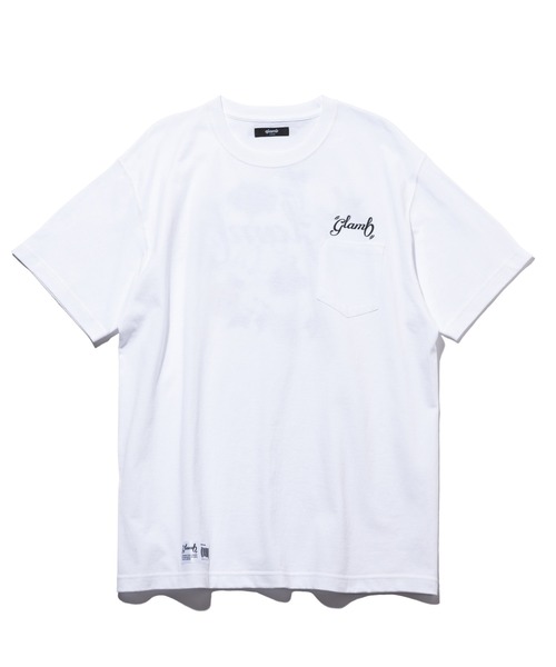 glamb(グラム)の「Flower Logo T / フラワーロゴT(Tシャツ/カットソー・メンズ・ホワイト/ブラック・S/M/L)」の3枚目の写真