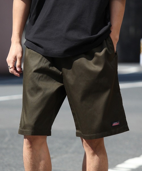 Dickies（ディッキーズ）の「【GENUINE DICKIES/ジェニュインディッキーズ】T/Cツイル＆デニム シェフショートパンツ（その他パンツ・メンズ・インディゴブルー/ベージュ/オレンジ/グリーン/ネイビー系/ブラック/アイボリー/ブルーグレー/カーキ/チャコールグレー・M/L/XL）」の6枚目の写真