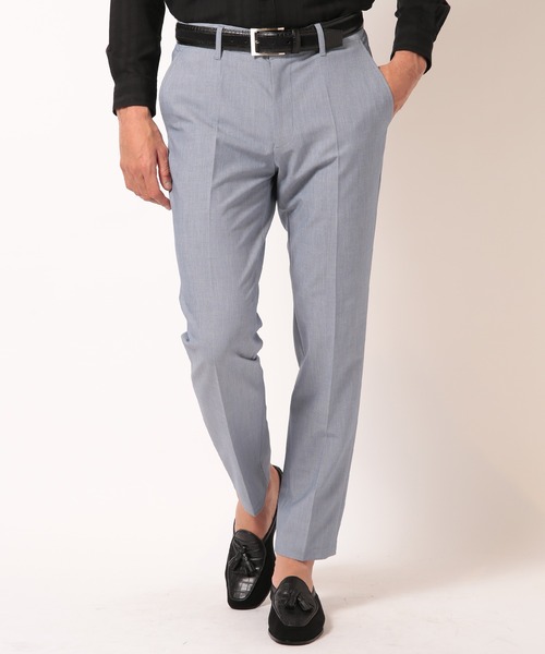 MEN'S BIGI（メンズビギ）の「2WAYトリトロストレッチスラックス（スラックス・メンズ・グレー/ブルー/ピンク/ベージュ・01/02/03/04）」の4枚目の写真