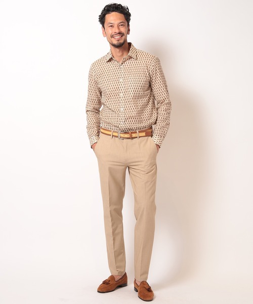 MEN'S BIGI（メンズビギ）の「2WAYトリトロストレッチスラックス（スラックス・メンズ・グレー/ブルー/ピンク/ベージュ・01/02/03/04）」の10枚目の写真