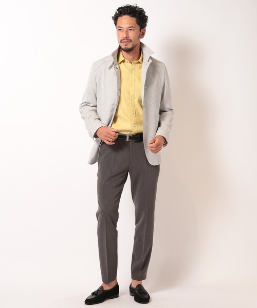 MEN'S BIGI（メンズビギ）の「2WAYトリトロストレッチスラックス（スラックス・メンズ・グレー/ブルー/ピンク/ベージュ・01/02/03/04）」の7枚目の写真