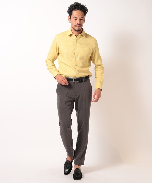 MEN'S BIGI（メンズビギ）の「2WAYトリトロストレッチスラックス（スラックス・メンズ・グレー/ブルー/ピンク/ベージュ・01/02/03/04）」の8枚目の写真