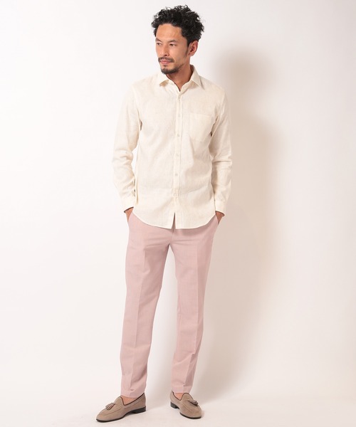 MEN'S BIGI（メンズビギ）の「2WAYトリトロストレッチスラックス（スラックス・メンズ・グレー/ブルー/ピンク/ベージュ・01/02/03/04）」の5枚目の写真