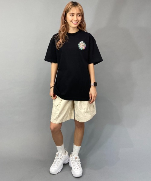 SANTA CRUZ（サンタクルーズ）の「【ムラサキスポーツ限定】SANTACRUZ/サンタクルーズ SLASHER DOT  ビッグシルエット/オーバーサイズ/無地/バックプリントTシャツ   502231433（Tシャツ/カットソー・レディース・ブラック/ホワイト/ブルー・M/XL/L）」の13枚目の写真