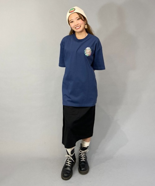 SANTA CRUZ（サンタクルーズ）の「【ムラサキスポーツ限定】SANTACRUZ/サンタクルーズ SLASHER DOT  ビッグシルエット/オーバーサイズ/無地/バックプリントTシャツ   502231433（Tシャツ/カットソー・レディース・ブラック/ホワイト/ブルー・M/XL/L）」の17枚目の写真