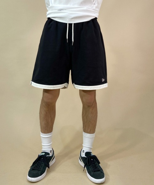 NEW ERA（ニューエラ）の「NEW ERA/ニューエラ NEW ERA GOLF/ニューエラゴルフ ヘビーウェイトコットンショーツ 無地ハーフパンツ/ワンポイント セットアップ対応 13516922（その他パンツ・メンズ・ブラック/グリーン・L/XXL/M/XL）」の3枚目の写真