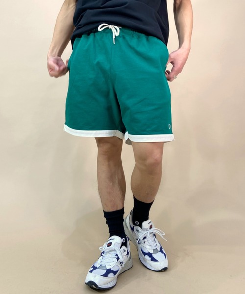 NEW ERA（ニューエラ）の「NEW ERA/ニューエラ NEW ERA GOLF/ニューエラゴルフ ヘビーウェイトコットンショーツ 無地ハーフパンツ/ワンポイント セットアップ対応 13516922（その他パンツ・メンズ・ブラック/グリーン・L/XXL/M/XL）」の9枚目の写真