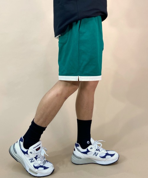 NEW ERA（ニューエラ）の「NEW ERA/ニューエラ NEW ERA GOLF/ニューエラゴルフ ヘビーウェイトコットンショーツ 無地ハーフパンツ/ワンポイント セットアップ対応 13516922（その他パンツ・メンズ・ブラック/グリーン・L/XXL/M/XL）」の10枚目の写真