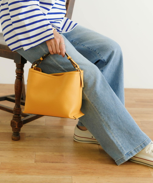 LORISTELLA（ロリステッラ）の「LORISTELLA　DAFNE（ショルダーバッグ・レディース・イエロー/ブラック/ライトブラウン・-）」の4枚目の写真