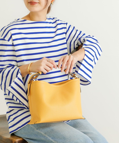 LORISTELLA（ロリステッラ）の「LORISTELLA　DAFNE（ショルダーバッグ・レディース・イエロー/ブラック/ライトブラウン・-）」の5枚目の写真