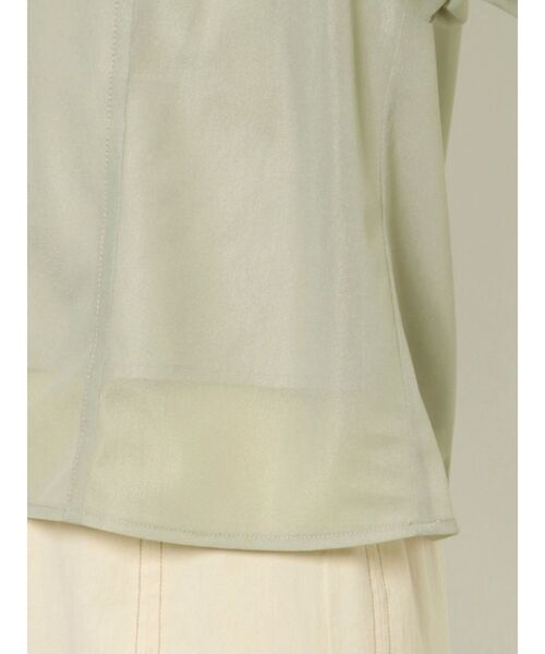 LAGUNAMOON(ラグナムーン)の「バルーンスリーブシアートップス(シャツ/ブラウス・レディース・ブラック/アイボリー/ミント・FREE)」の13枚目の写真