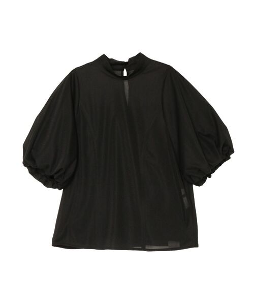 LAGUNAMOON(ラグナムーン)の「バルーンスリーブシアートップス(シャツ/ブラウス・レディース・ブラック/アイボリー/ミント・FREE)」の14枚目の写真