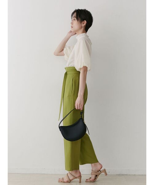 LAGUNAMOON(ラグナムーン)の「バルーンスリーブシアートップス(シャツ/ブラウス・レディース・ブラック/アイボリー/ミント・FREE)」の15枚目の写真