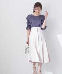 PROPORTION BODY DRESSING | フロント釦フレアスカート / 1213120403(スカート)