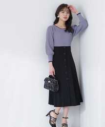 PROPORTION BODY DRESSING | フロント釦フレアスカート / 1213120403(スカート)