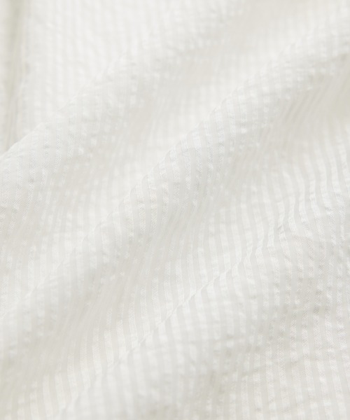 シアーストライプオーバーサイズシャツ