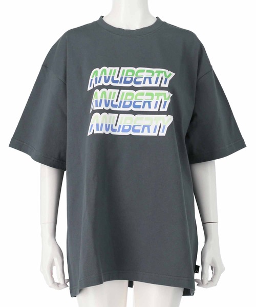 ANLIBERTY ANAP(アンリバティアナップ)の「cvcロゴプリントTシャツ【ユニセックス】(Tシャツ/カットソー・レディース・イエロー/ブラック/ダークグレー・S/M)」の10枚目の写真