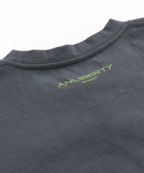 ANLIBERTY ANAP(アンリバティアナップ)の「cvcロゴプリントTシャツ【ユニセックス】(Tシャツ/カットソー・レディース・イエロー/ブラック/ダークグレー・S/M)」の20枚目の写真