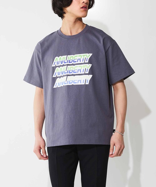 ANLIBERTY ANAP(アンリバティアナップ)の「cvcロゴプリントTシャツ【ユニセックス】(Tシャツ/カットソー・レディース・イエロー/ブラック/ダークグレー・S/M)」の12枚目の写真