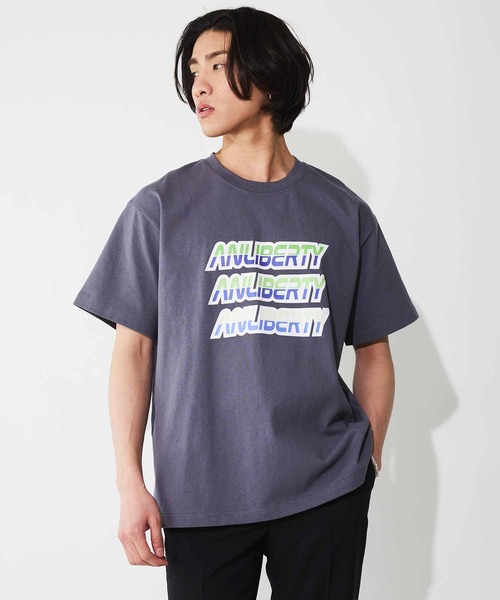 ANLIBERTY ANAP(アンリバティアナップ)の「cvcロゴプリントTシャツ【ユニセックス】(Tシャツ/カットソー・レディース・イエロー/ブラック/ダークグレー・S/M)」の6枚目の写真