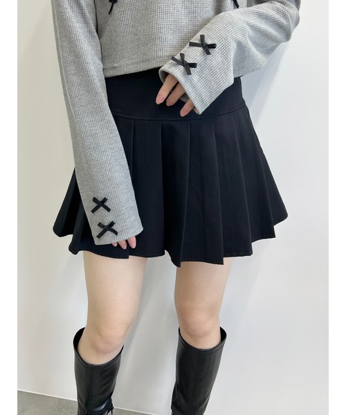 PHILLY（フィリー）の「【PHILLY】無地プリーツスカート（スカート・レディース・ブラック/グレー・FREE）」の9枚目の写真