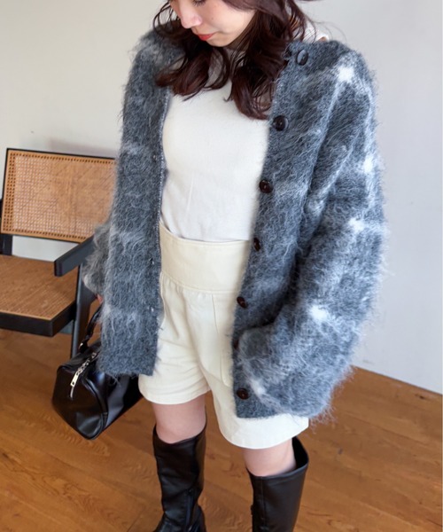 EPIMI E'PIMMY（エピミエピミー）の「ハイウエストツイルショートパンツ（その他パンツ・レディース・ブラック/オフホワイト/モカ/カーキ・MEDIUM）」の17枚目の写真