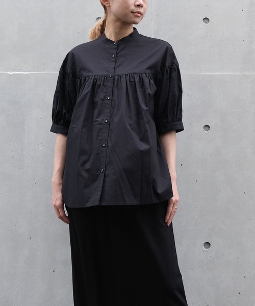 703u*新品 マリンフランセーズ コットン パフスリーブ ブラウス. 703u*新品 マリンフランセーズ コットン パフスリーブ ブラウス.