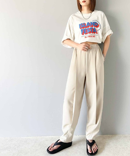 セール】《JaVa ジャバコラボ》美脚＆お洒落見え バナナパンツ