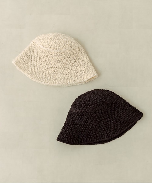 OLIVE des OLIVE(オリーブデオリーブ)の「ペーパークロ―シュハット 1031150050(ハット・レディース・オフホワイト/ブラック・FREE)」の12枚目の写真