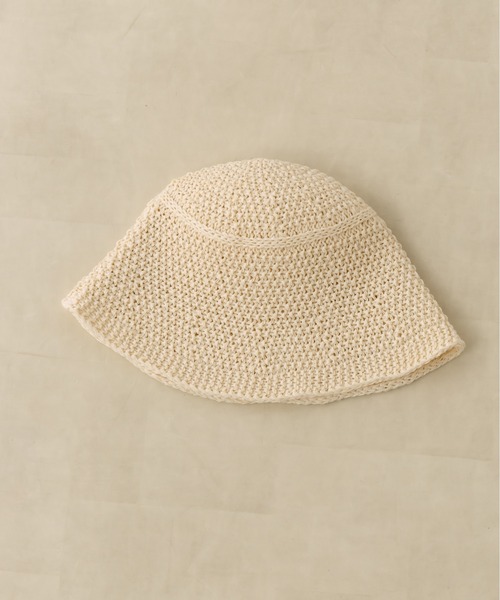 OLIVE des OLIVE(オリーブデオリーブ)の「ペーパークロ―シュハット 1031150050(ハット・レディース・オフホワイト/ブラック・FREE)」の8枚目の写真