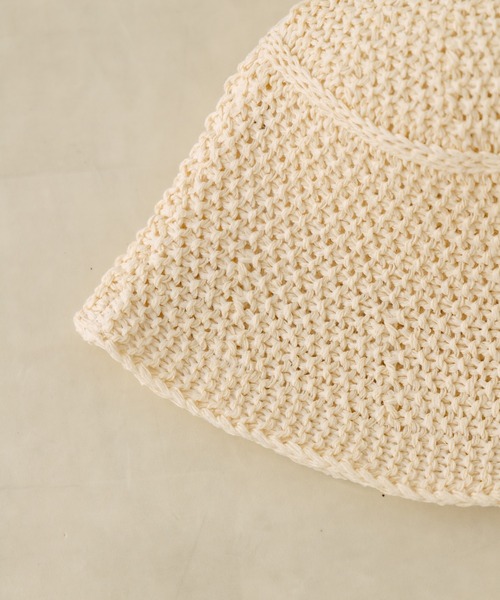 OLIVE des OLIVE(オリーブデオリーブ)の「ペーパークロ―シュハット 1031150050(ハット・レディース・オフホワイト/ブラック・FREE)」の9枚目の写真