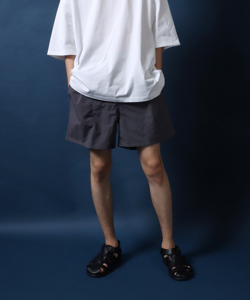 ANPAS(アンパス)の「Nylon Baggy Shorts/水陸両用 ナイロンバギーショーツ(その他パンツ・メンズ・ダークグリーン/オリーブ/オレンジ/パープル/オフホワイト/ベージュ/チャコールグレー/マスタード/ブラック・L/LL/M)」の19枚目の写真